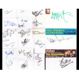 MUSIC Collection of 20 signed white 6x4 inch cards including names of Ashlee Simpson, Sinitta,