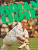 Brian Close signed Souvenir Testimonial Brochure 1976. Good condition. All autographs come with a