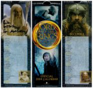 Signed signatures Ian McKellen, John Rhys-Davies. (The Lord Of The Rings. 'The Return Of The King'
