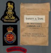 British Army The Lifeguards, Three Cloth Badges Includes 2 x Blazer Badges (Different) plus a