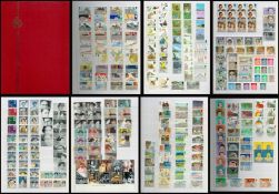 GB Mint Stamps Collection Housed in a Stockbook with 16 Hardback Pages with 10 Rows each side