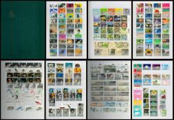GB Mint Stamps Collection Housed in a Stockbook with 16 Hardback Pages with 10 Rows each side