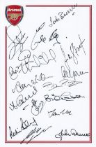 Football Autographed Arsenal 12 X 8 Crested Photograph: A Superbly Produced Custom-Made 12 X 8