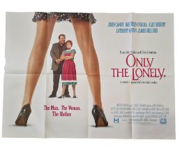 Only The Lonely Original Cinema Movie Poster approx 30x40 starring John Candy, Maureen O'Hara,