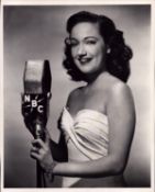 Dorothy Lamour signed 10x8 inch black and white photo. Good condition. All autographs come with a