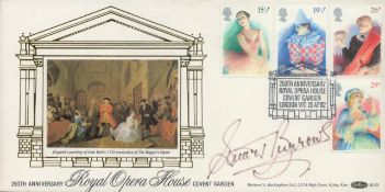 Stuart Burrows signed Royal Opera House FDC. 28/4/82 London postmark. Good condition. All autographs
