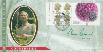 Chris Baines signed Countryside FDC. 4/4/00 Westonbirt postmark. Good condition. All autographs come