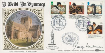 Bishop of Wales signed FDC. 1/3/1988 St Asaph postmark. Good condition. All autographs come with a