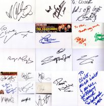 MUSIC Collection of 20 signed white 6x4 inch cards including names of Christina Milian, Sonique,