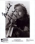 Michael Douglas signed 'The Ghost and the Darkness' 10x8 inch promo photo. Good condition. All