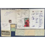 Footballers/Speedway Riders. Assorted 3 x Football team sheets. Signatures include Rufus Brevett,