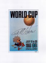 Geoff Hurst signed 16x12 World Cup 1966 mount. Good condition. All autographs come with a
