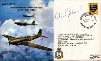 WWII Flown FDC signed by Air Vice-Marshal Alec Maisner. Date Stamped 10th March 1986. Good