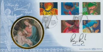 Canon Roger Royle signed Christmas Angels FDC. 2/11/98 Gwynedd postmark. Good condition. All