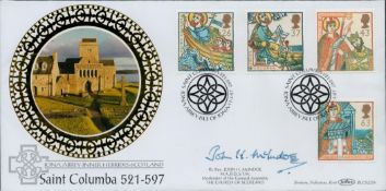 Rt Rev John Mcindoe signed FDC. 11/3/97 Isle of Iona postmark. Good condition. All autographs come