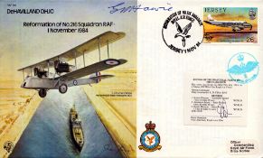 WWII Flown FDC signed by Group Captain G R HOWIE. Date Stamped 1st November 1984. Good condition.