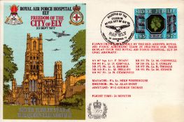 Aviation Flown FDC RAF Hospital Ely Freedom of the City of Ely 23rd September 1977. Date Stamped
