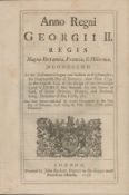 George II 1738 Act of parliament regarding punishing Mutiny and Desertion from the Army: and for the