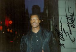 Eamonn Walker signed Colour Photo. 6.25x4.25 Inch. Dedicated. Good condition. All autographs come