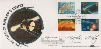 Mystic Meg signed Haley's comet FDC. 18/2/86 Greenwich postmark. Good condition. All autographs come