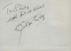 Elspet Gray signed Autograph page. 5.5x4 Inch. Dedicated. Good condition. All autographs come with a