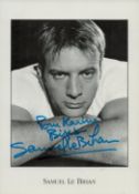 Samuel Le Bihan signed 7x5 black and white photo. Good condition. All autographs come with a