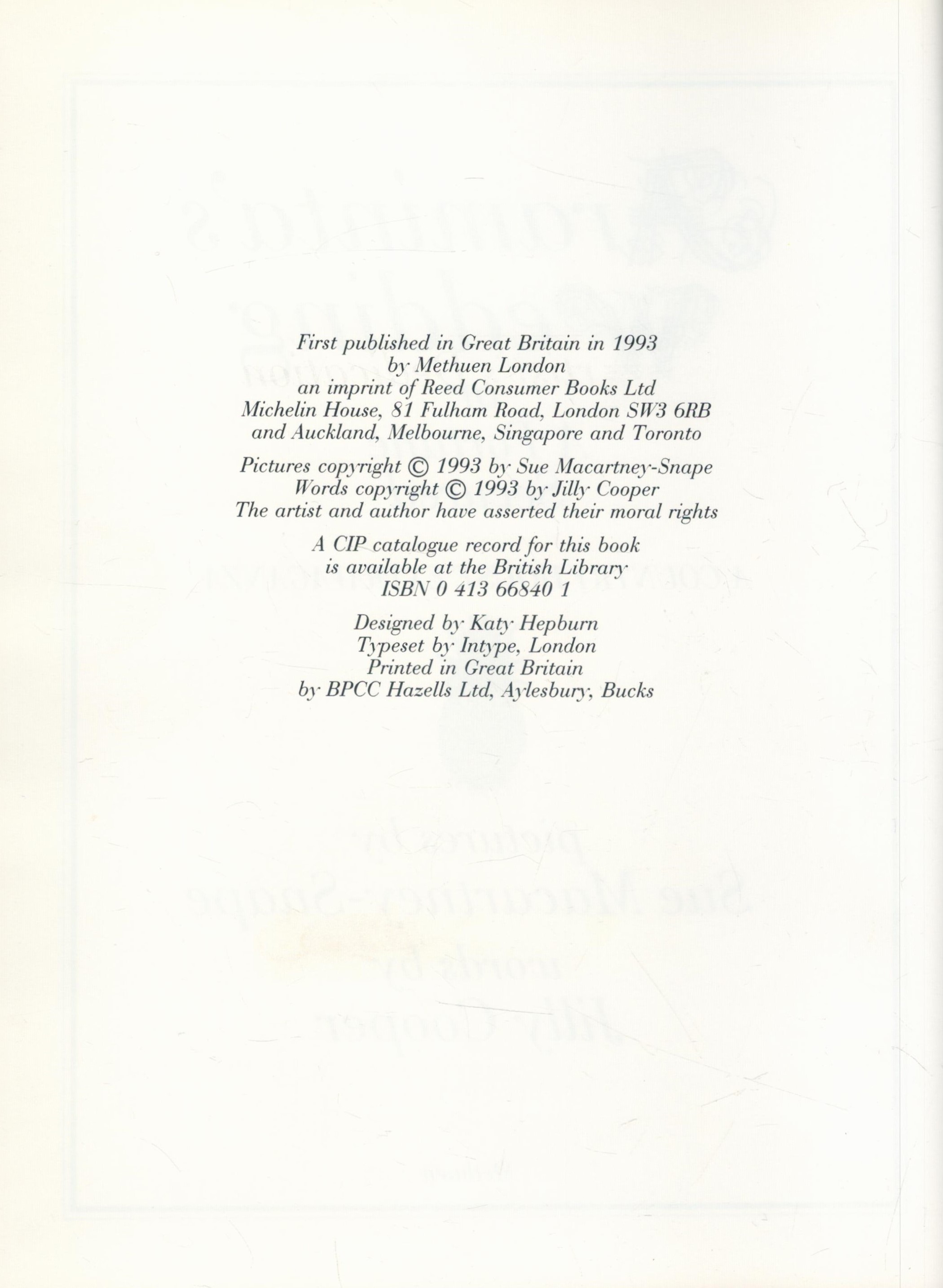 Araminta's Wedding or Fortune Secured - A Country House Extravaganza by Jilly Cooper 1993 First - Image 3 of 3