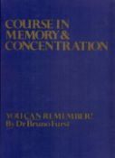 Course in Memory & Concentration - You Can Remember! By Dr Bruno Furst parts 1 to 12 housed in a