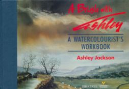 A Brush with Ashley - A Watercolourist's Workbook by Ashley Jackson 1993 First Edition Hardback Book