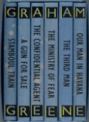 Graham Greene Boxed set of Six Books Includes The Third Man, The Ministry of Fear, Our Man in