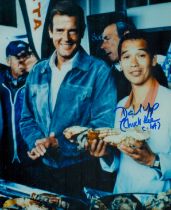 David Yip Signed Photo (as Chuck Lee) from James Bond A View To Kill. Singed in Pen. Measures 10