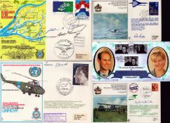 Military Collection of 5 x signed FDCs including signatures of Jan Landgraff, Adriaan de Keizer