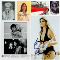 TV/FILM collection includes x signed 3 x Colour Photos plus 1 x Black & White Photo plus 2 x