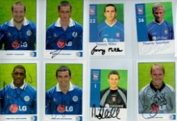 Football Collection of Manchester City Football Players Signed Photos Collection of 9 approx size