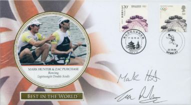 Mark Hunter and Zac Purchase - Rowing signed Best in the World FDC. Good condition. All autographs