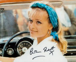 Catherine Rabett Signed Phot by (as Liz) from James Bond The Living Daylights. Signed in Pen.