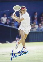 Martina Navratilova signed 7x5inch colour photo. Good condition. All autographs come with a