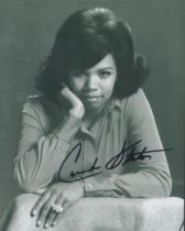 Candi Staton signed 10x8 black and white photo. American singer-songwriter. Good condition. All