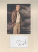 Josh Hartnett 16x12 overall mounted signature piece includes signed album page and a colour photo.