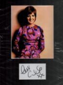 Cilla Black 16x12 overall mounted signature piece includes signed album page and a superb vintage