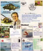 Military collection of 5 FDC. Signatures such as Colonel Badger, Captain James Nightingale, Mons