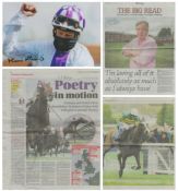 Horse Racing Collection of 3 Signed Racing Post Newspapers, Inc AP McCoy, Sir Michael Stoute and Jim
