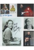 Entertainment collection of 5 signed 10x8 photos. Signatures such Eden Kane, John Leyton, Brian