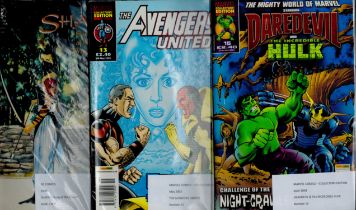 Collection of 3xComics. Marvel Comics Daredevil and the Incredible Hulk collector's edition April