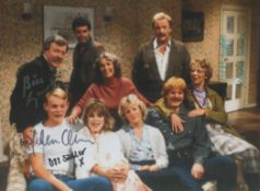 No Place Like Home multi signed 10x8 colour photo from the 1980s BBC comedy show signed by four