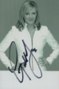 Gabby Logan signed black and white photo. Welsh Rhythmic Gymnast. 6 x 4 Inch. Good condition. All