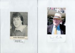 Entertainment and Sport collection of 5 signed various sized pictures and album pages including