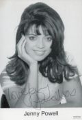 Jenny Powell signed 6x4 inch black and white promo photo. Good condition. All autographs come with a