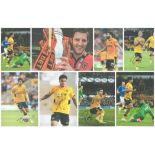 Sport collection of 23 signed 12x8 Inch Wolves photos. Signatures such as Deigo Costa, Daniel