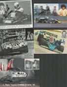 Motor Racing collection of 5 signed postcard photos. Signatures such as Gregor Foitek, P